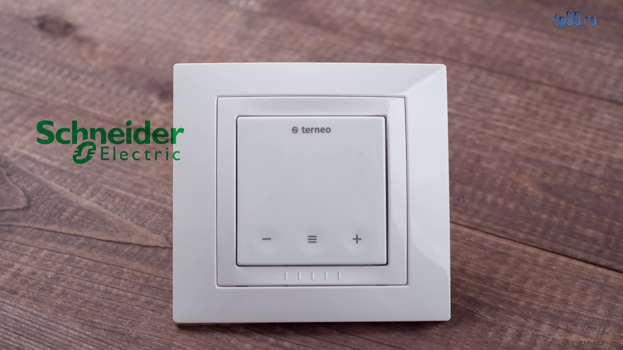 Обзор Terneo S: режим таймера, установка в рамку Schneider