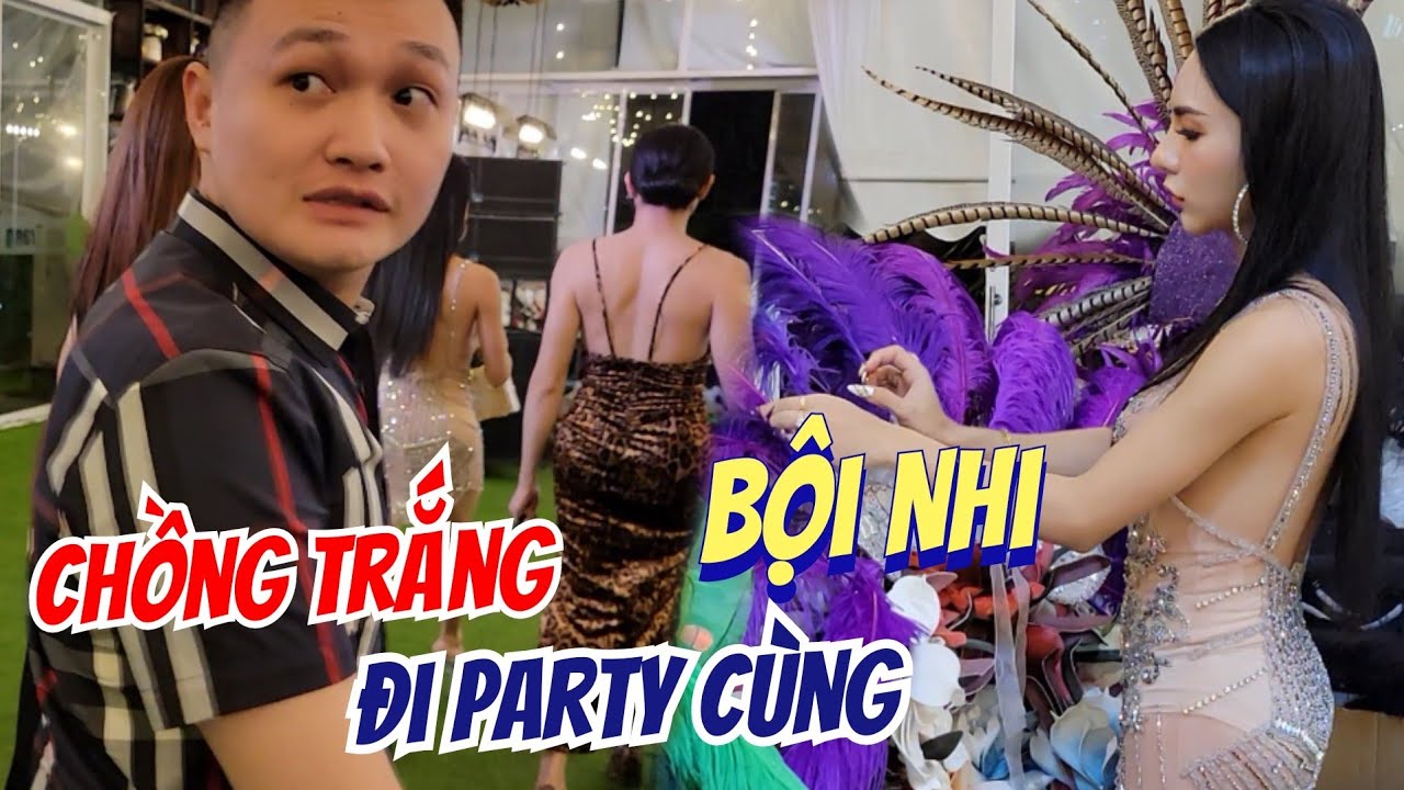 Bội Nhi Xinh Đẹp cùng Anh Trắng đi Party Trai Đẹp | Bội Nhi Vlog