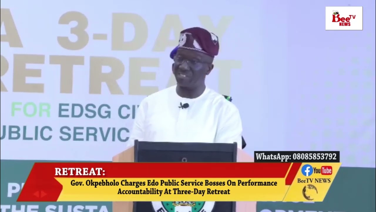 Gov. Okpebholo Charges Edo Public Service Bosses On Performance, Accountability At Three-Day Retreat