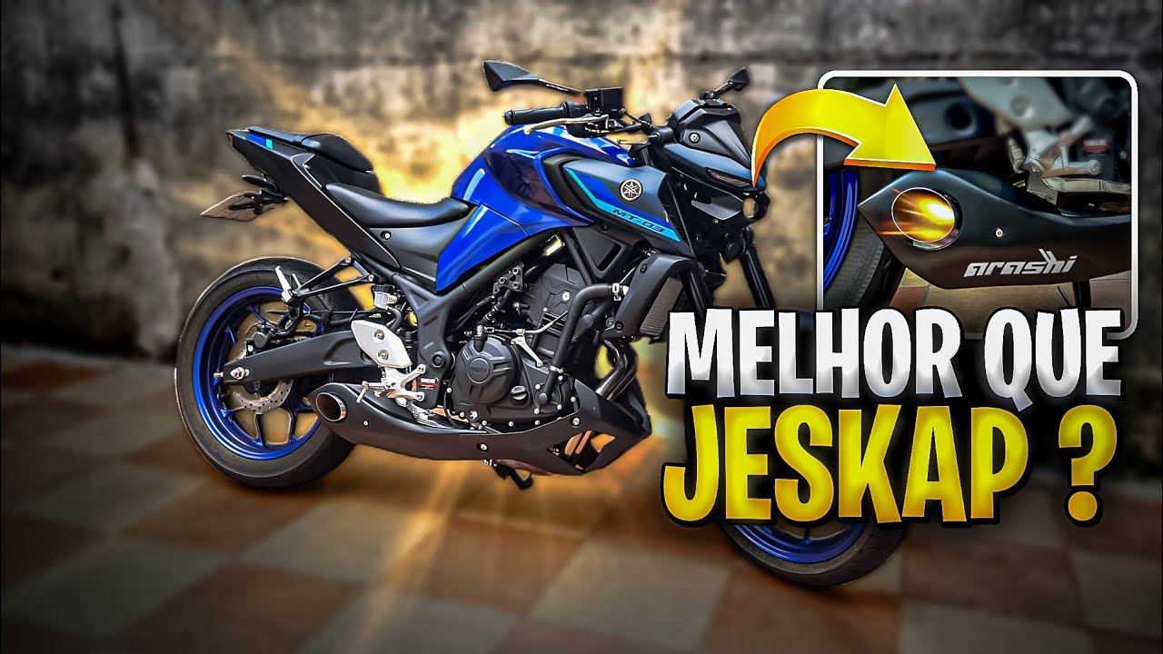 O MELHOR ESCAPE ESPORTIVO PARA MT-03 🤔