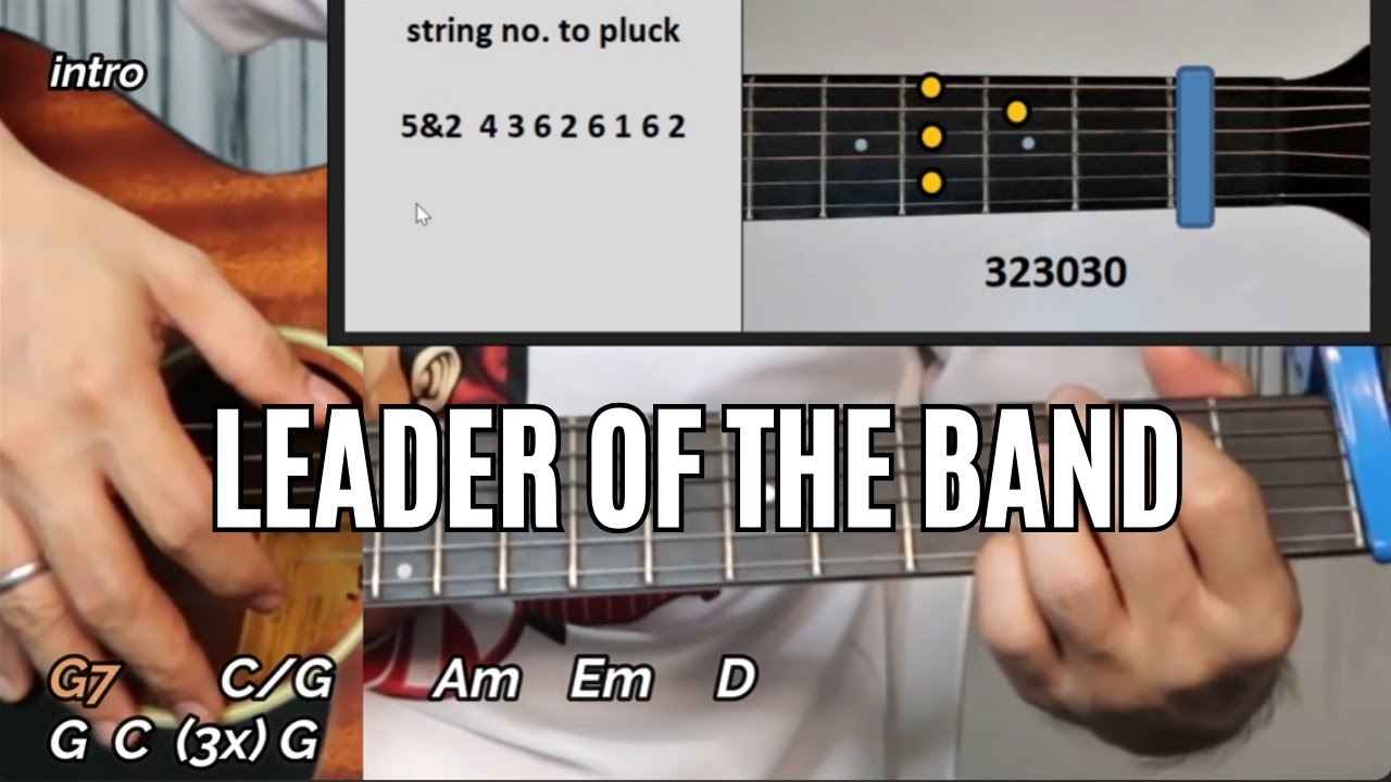Complete Guitar Tutorial: LEADER OF THE BAND (Dan Fogelberg)