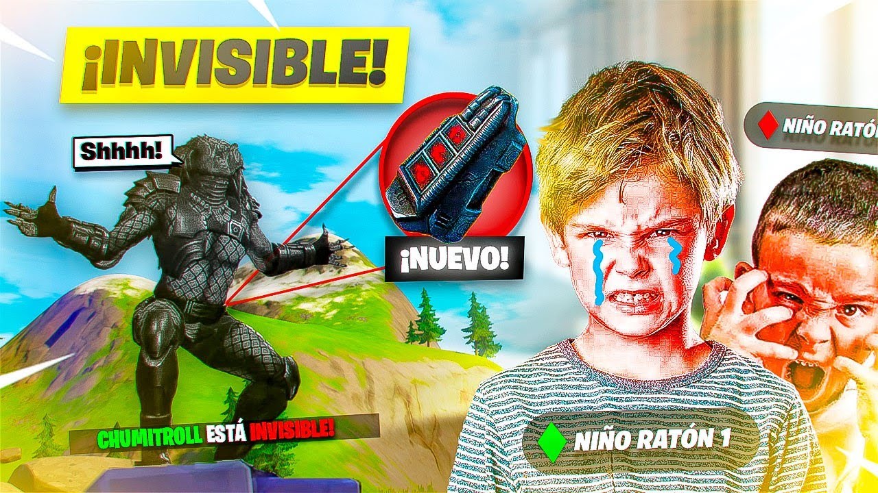 2 RATAS se PELEAN por mi TROLLEO en FORTNITE! *Soy invisible* 🤣
