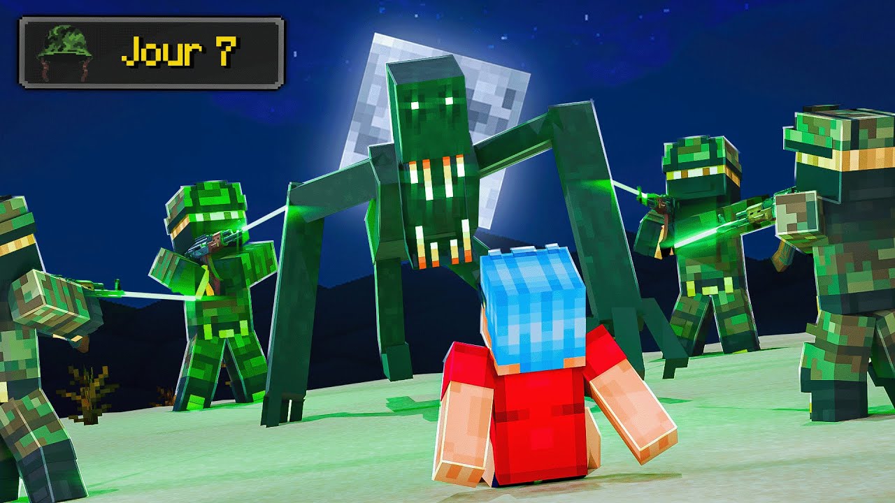 5 SOLDATS contre les PIRES MONSTRES de Minecraft