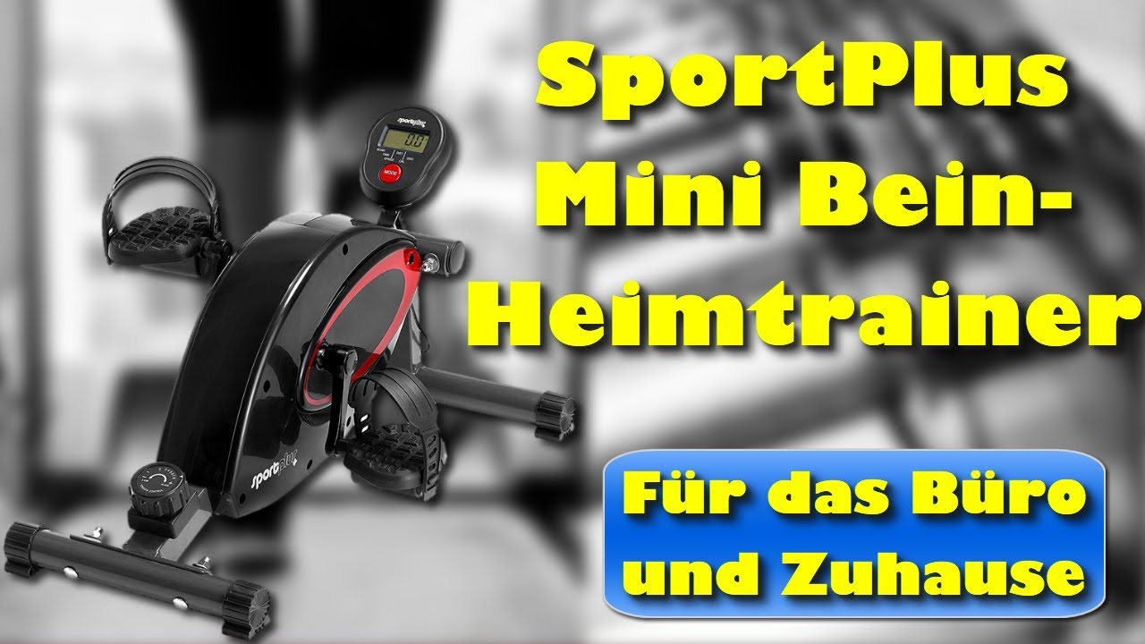 SportPlus Beintrainer Mini Heimtrainer f&uuml;r das B&uuml;ro und Zuhause