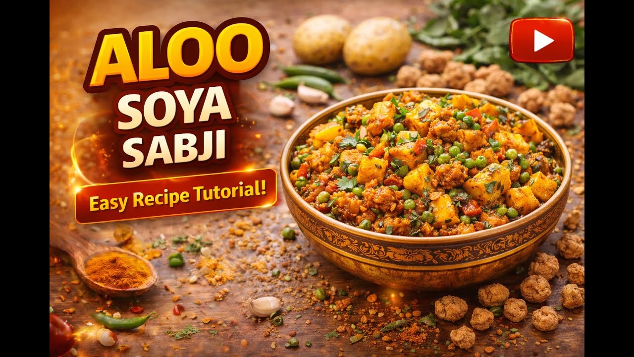 ALOO SOYA SABJI | ആലു സോയ ചങ്ക്‌സ്