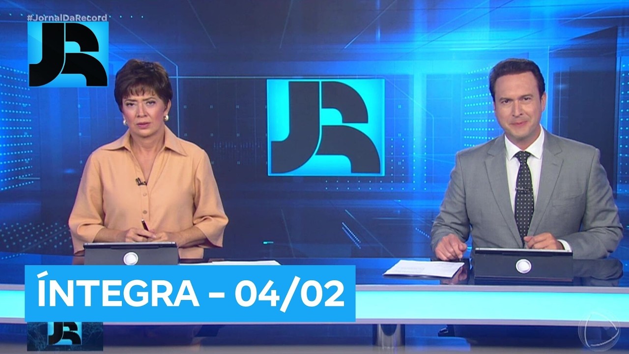 Assista à íntegra do Jornal da Record | 04/02/2026