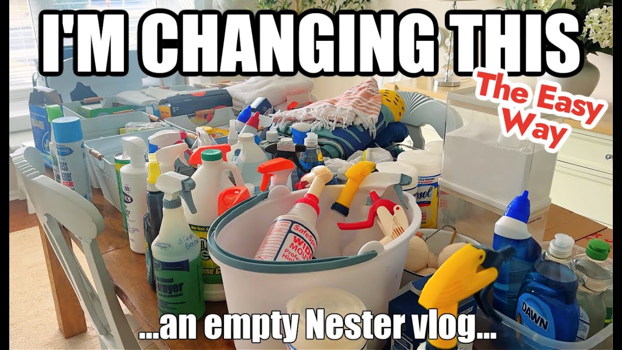Empty Nester Life | Laundry Room Reset and Mascara Test