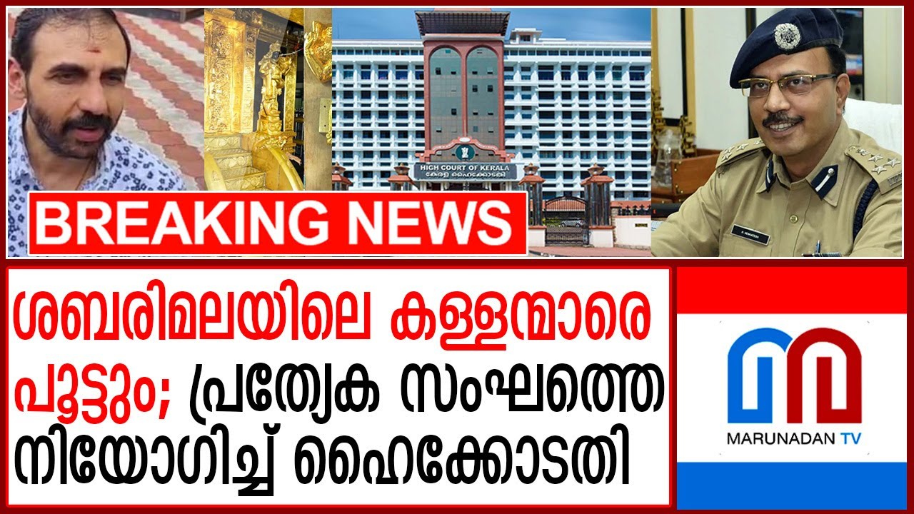 സ്വര്‍ണ്ണപ്പാളി വിവാദത്തില്‍ അന്വേഷണത്തിന് പ്രത്യേക സംഘത്തെ നിയോഗിച്ച് ഹൈക്കോടതി | sabarimala case