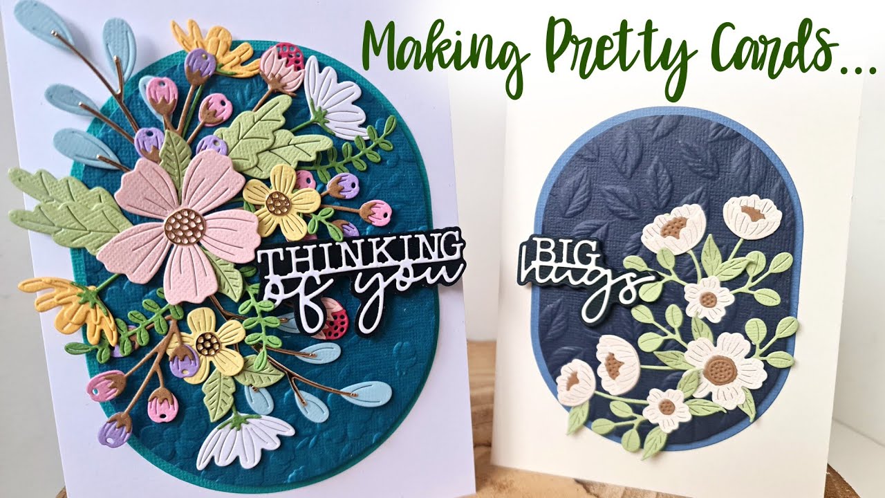 Учебник по созданию красивой цветочной открытки | Oakwood Direct | Spellbinders Be Bold Blooms Di...