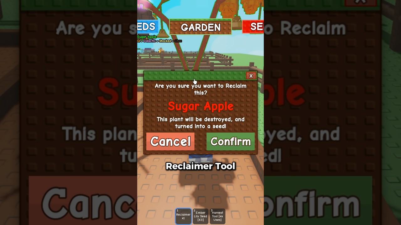 New Reclaimer Tool is INSANE in Grow a Garden #roblox #growagarden