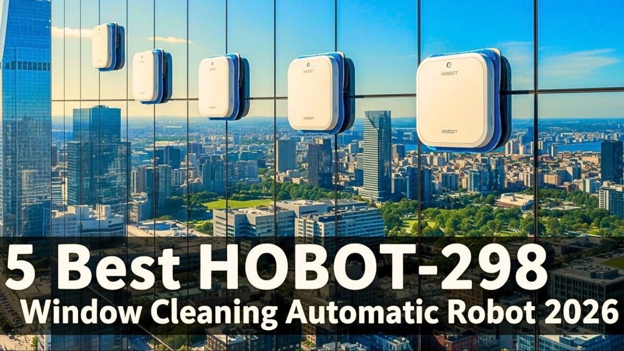 5 лучших роботов-мойщиков окон 2026 года. Лучшие роботы для мытья окон.