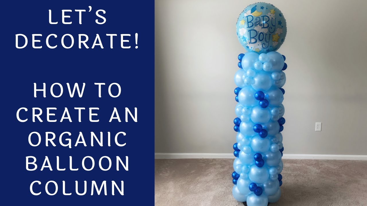How To Make An Organic Balloon Column | Tutorial | So Easy!