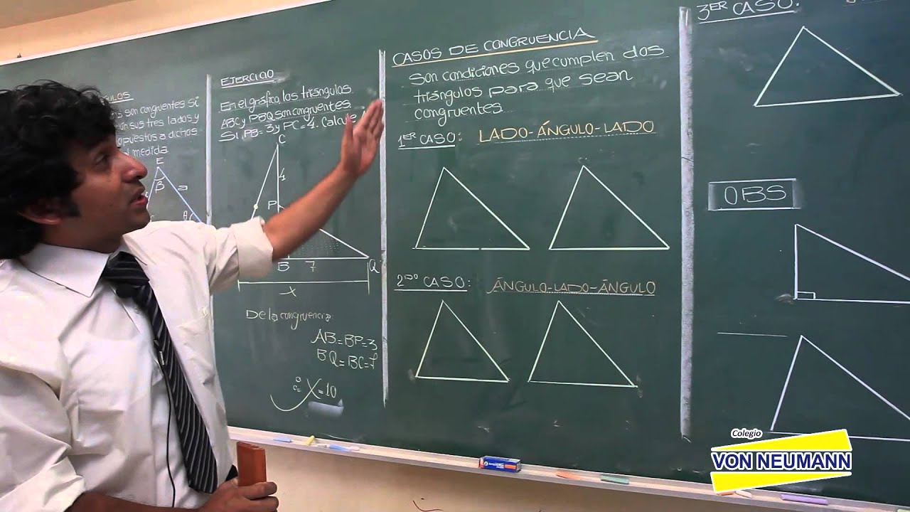GEOMETRIA - Congruencia de triángulos [HD]