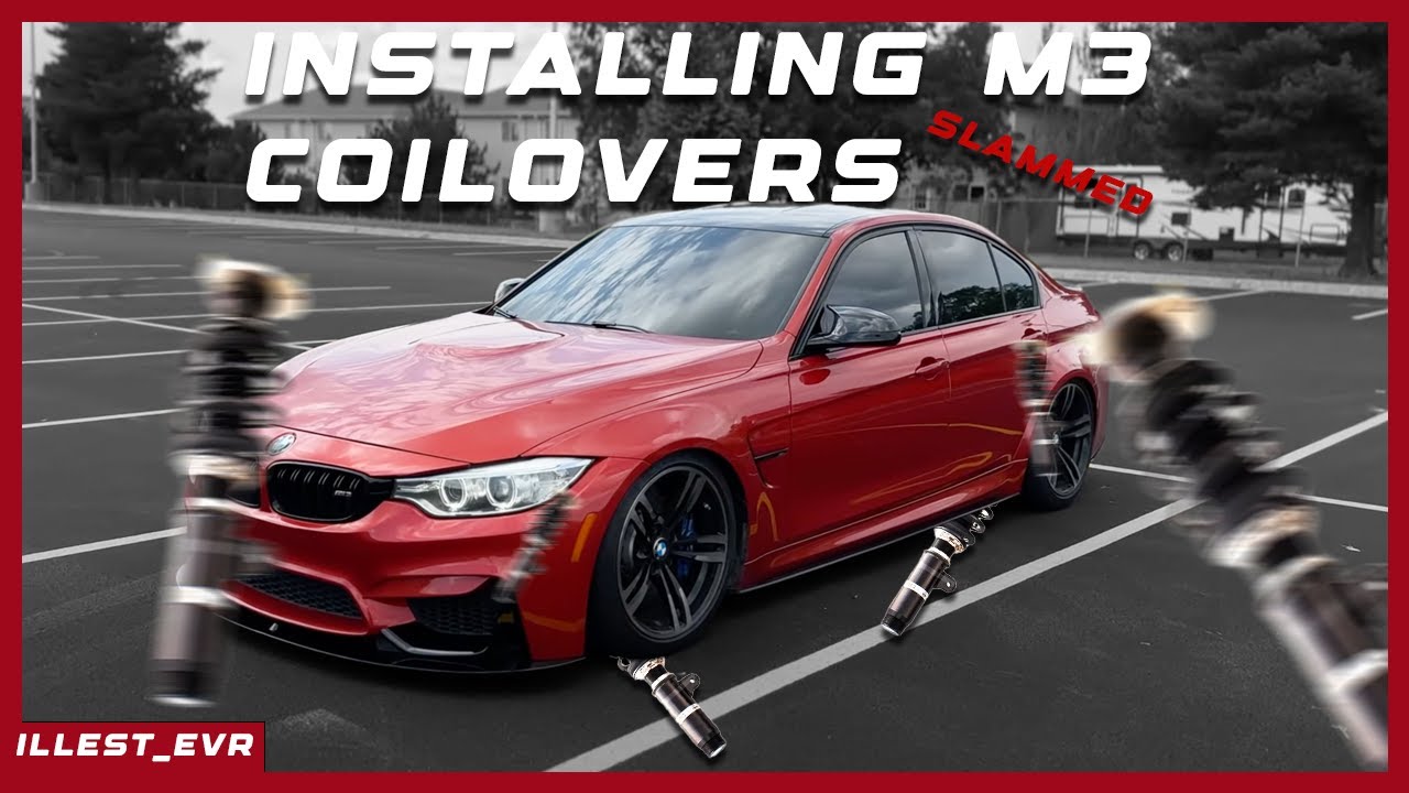 РАЗБИВАЮ МОЙ F80 M3!!! (КАК УСТАНОВИТЬ КОЙЛОВЕРЫ)
