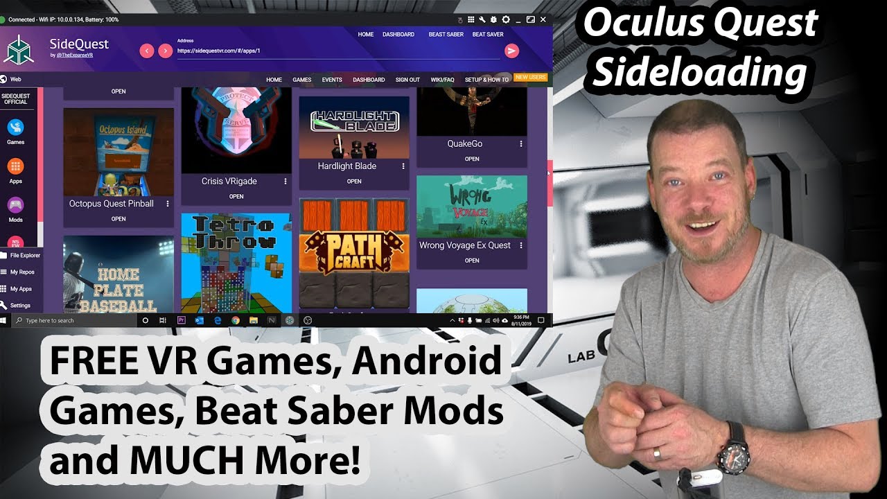 Ultimate guide to Oculus Quest Sideloading using SideQuest = Oculus Quest free vr games!