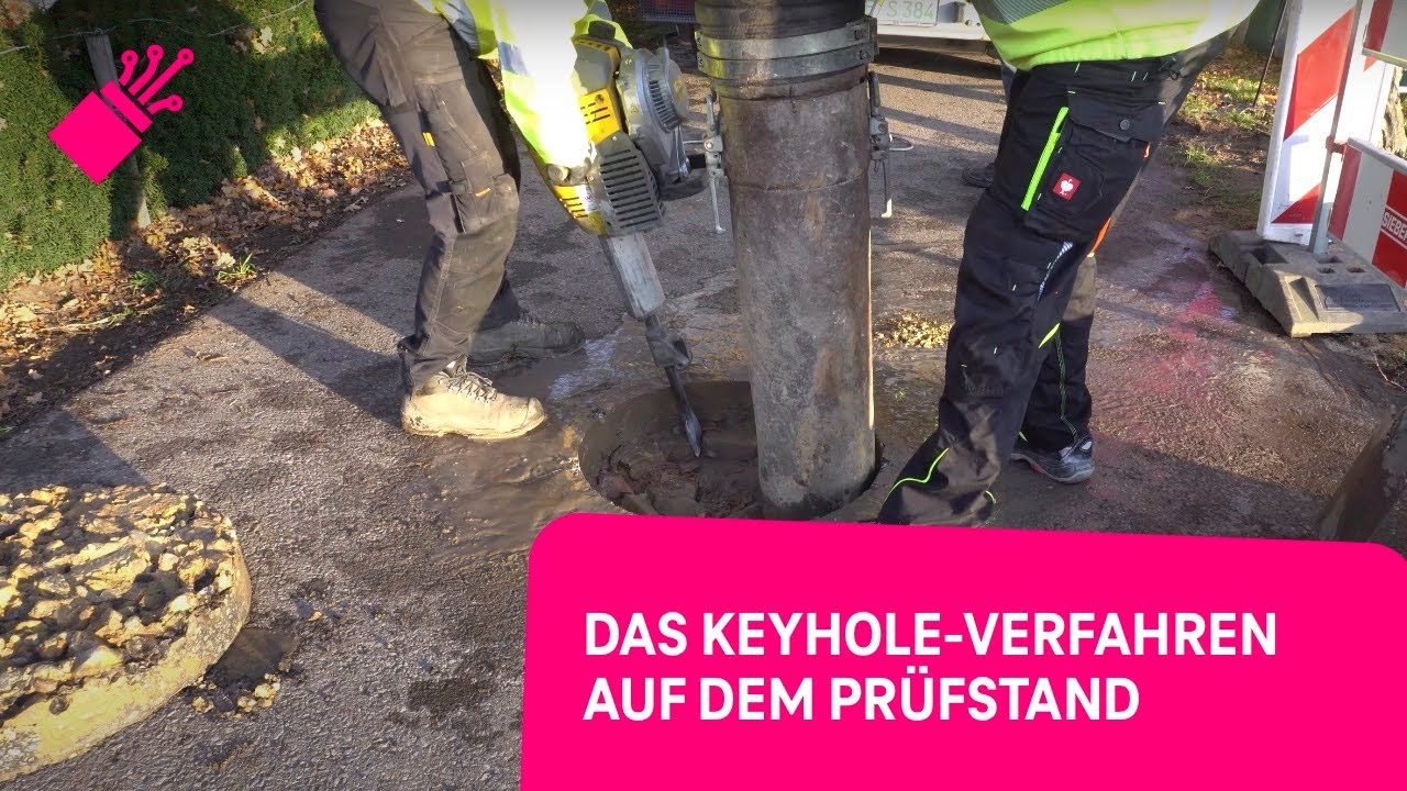 Keyhole: neues Verfahren für schnellen FTTH-Ausbau