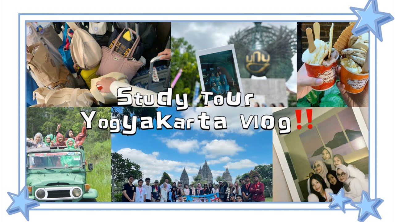 Study Tour🏫 goes to Yogyakarta (UNY, lava tour, prambanan, goa pindul)🤩| VLOG #3
