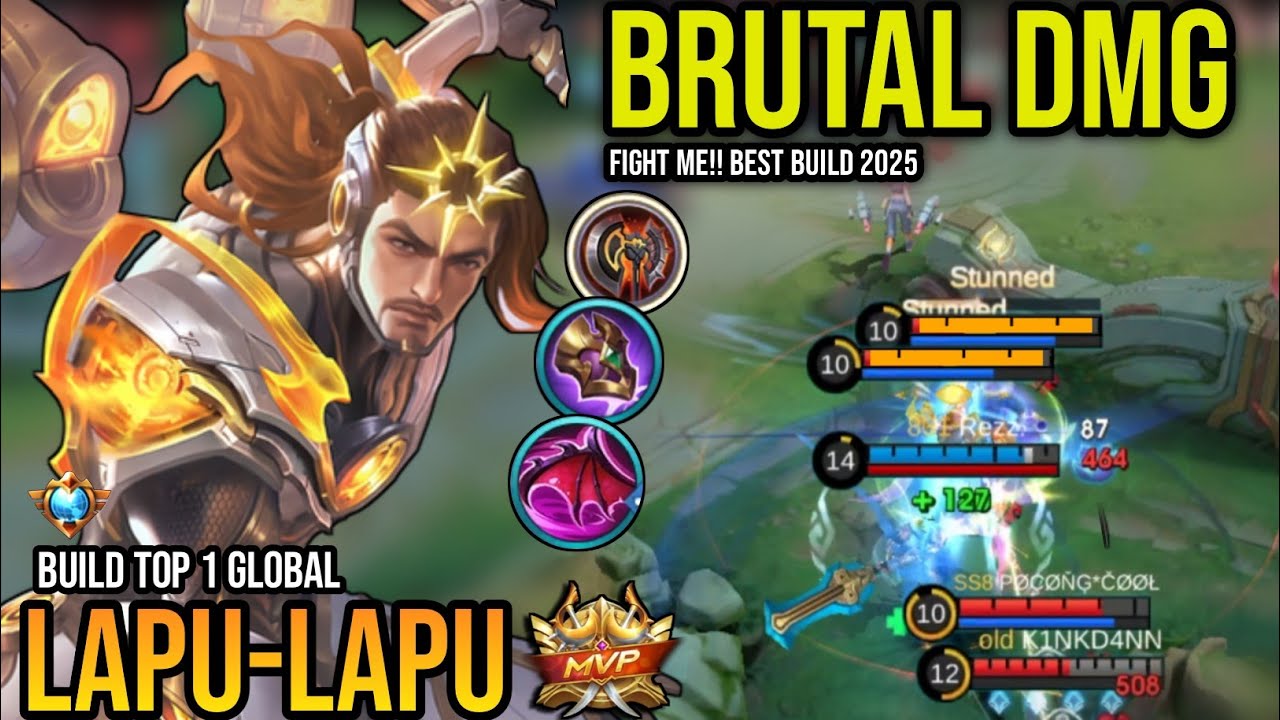 LAPU-LAPU BEST BUILD 2025 | BUILD TOP 1 GLOBAL LAPU-LAPU GAMEPLAY | MOBILE LEGENDS✓