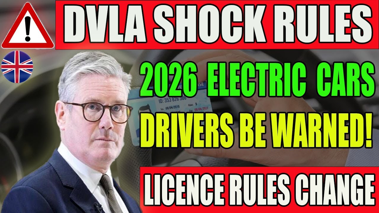 DVLA подтверждает обновления 2026 года | Новые правила лицензирования, налог на электромобили и з...