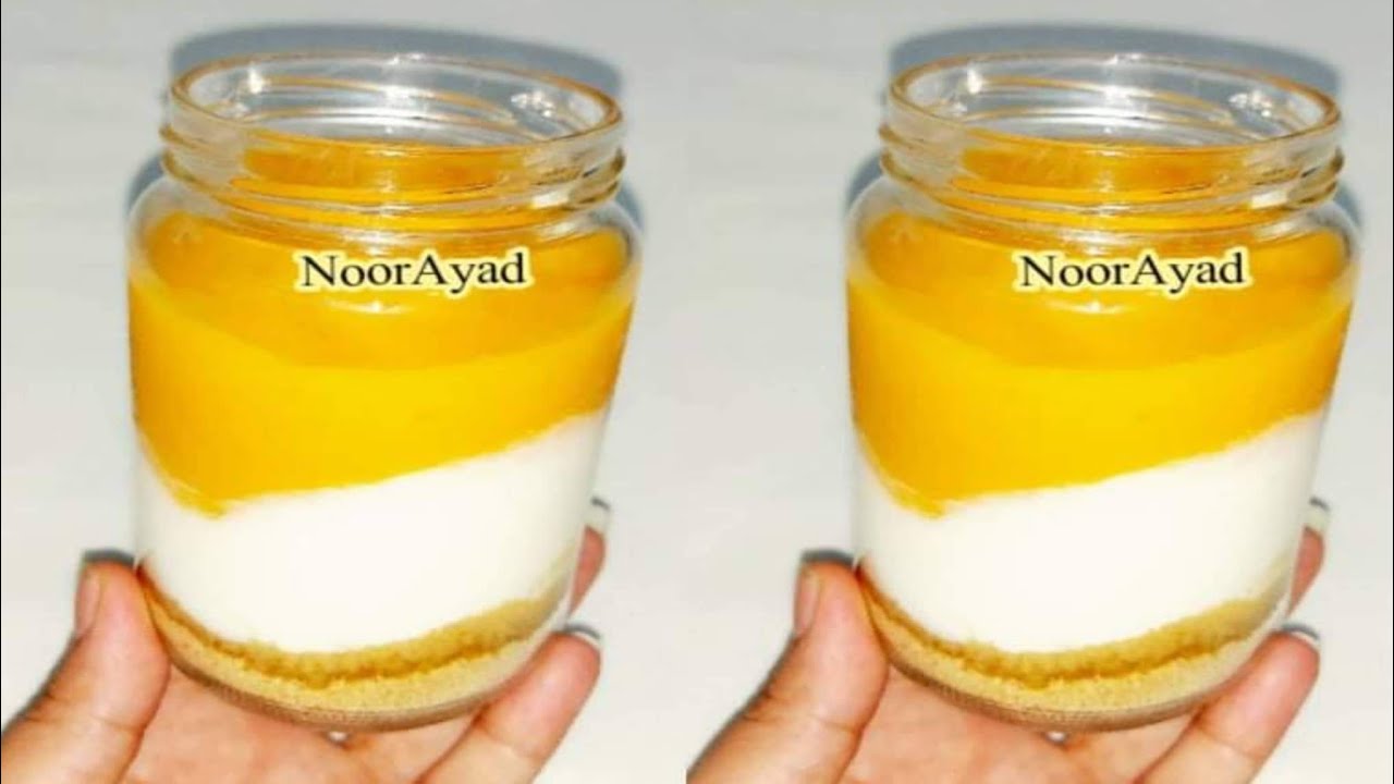تشير كيك المانجو للدايت الذ تشيز كيك صحي سهل وسريع على البارد بدون بيض حلويات صحية