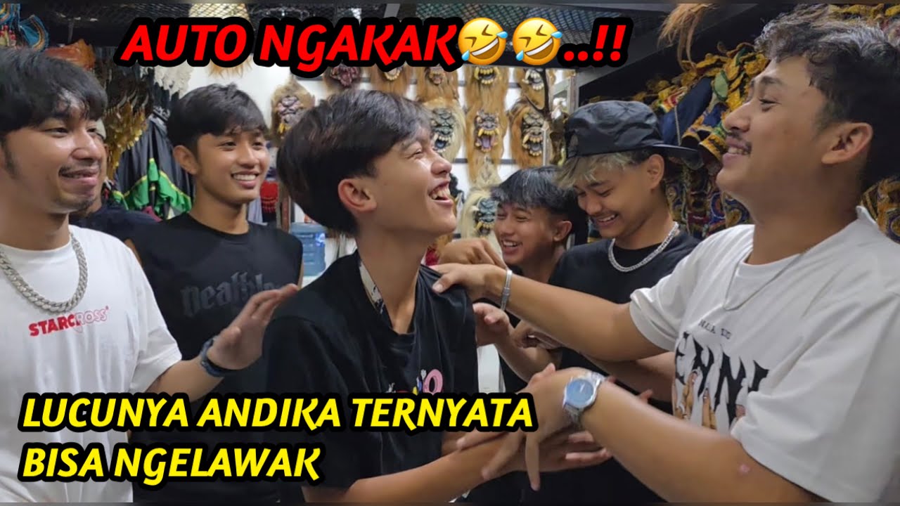 LUCUNYA ANDIKA BISA NGELAWAK || SENENGNYA ANAK KUSUMAWARA HABIS BELANJA