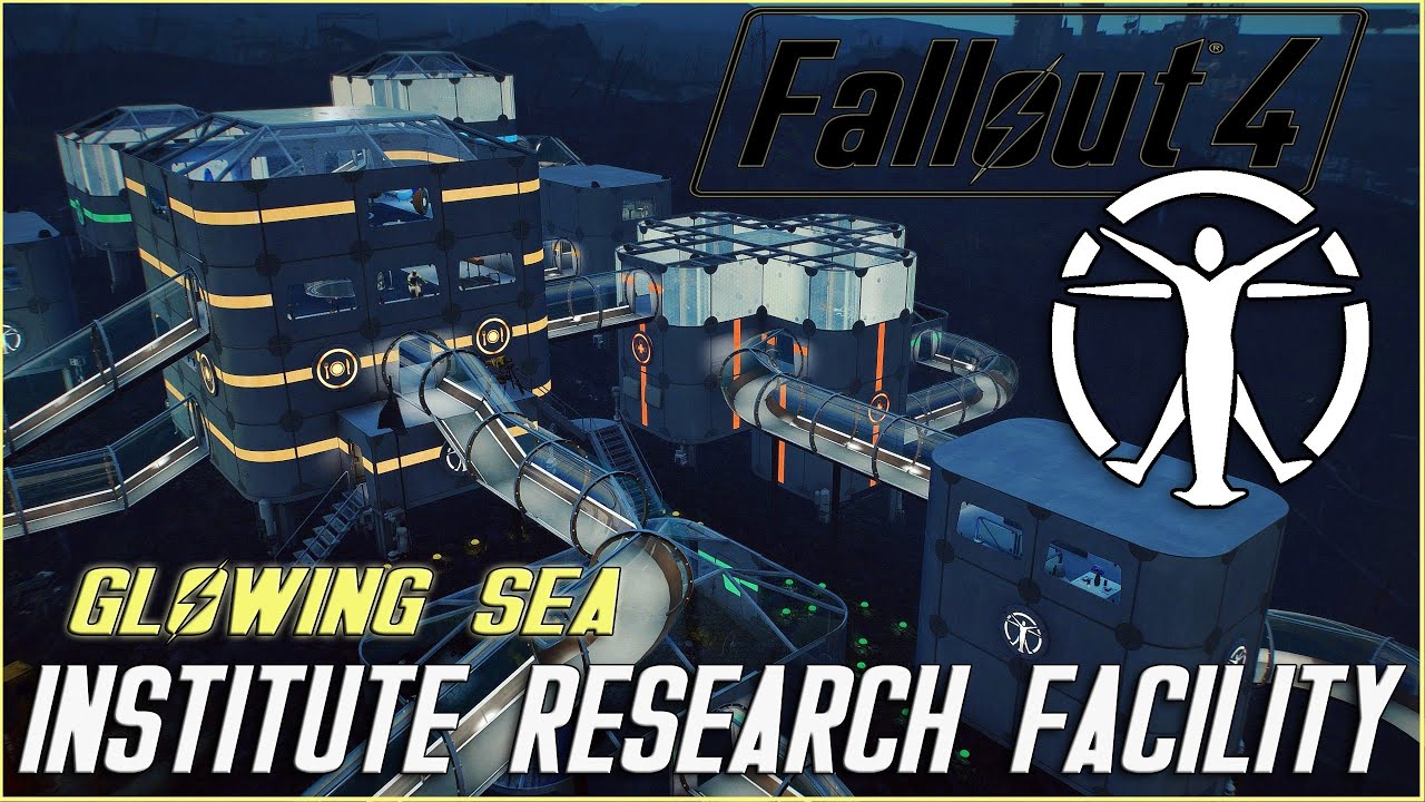 Fallout 4 Settlement Project 2018 - INSTITUTE RESEARCH FACILITY in the Glowing Sea