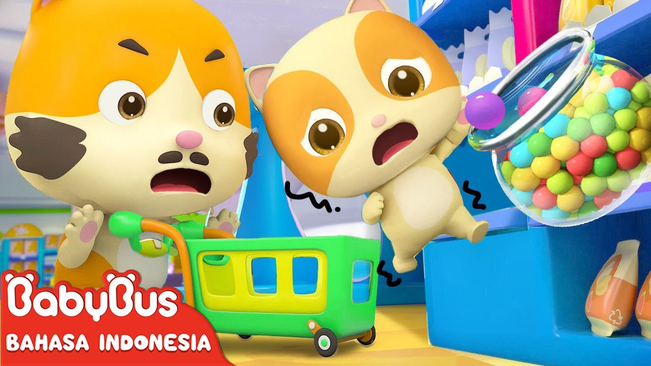 Kita Harus Mengikuti Sopan Santan di Swalayan | Kebiasaan Baik Anak | BabyBus Bahasa Indonesia