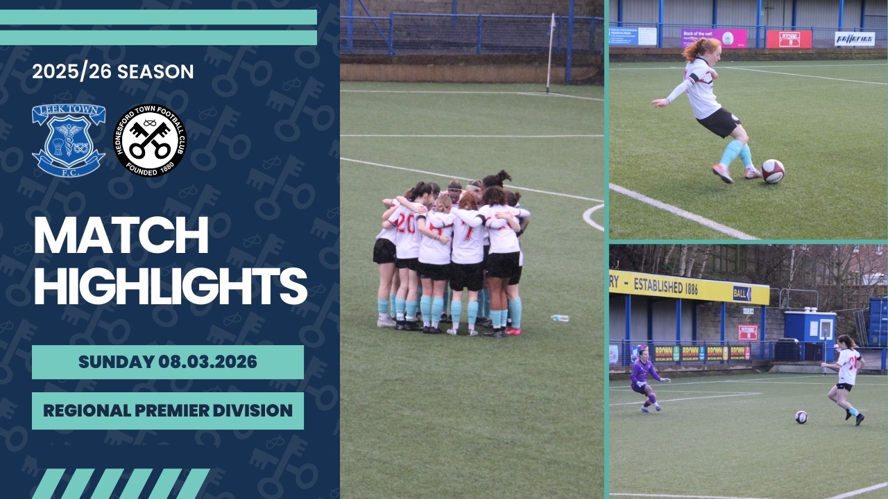 Leek Town Women v Hednesford Town Ladies | Match Highlights 
