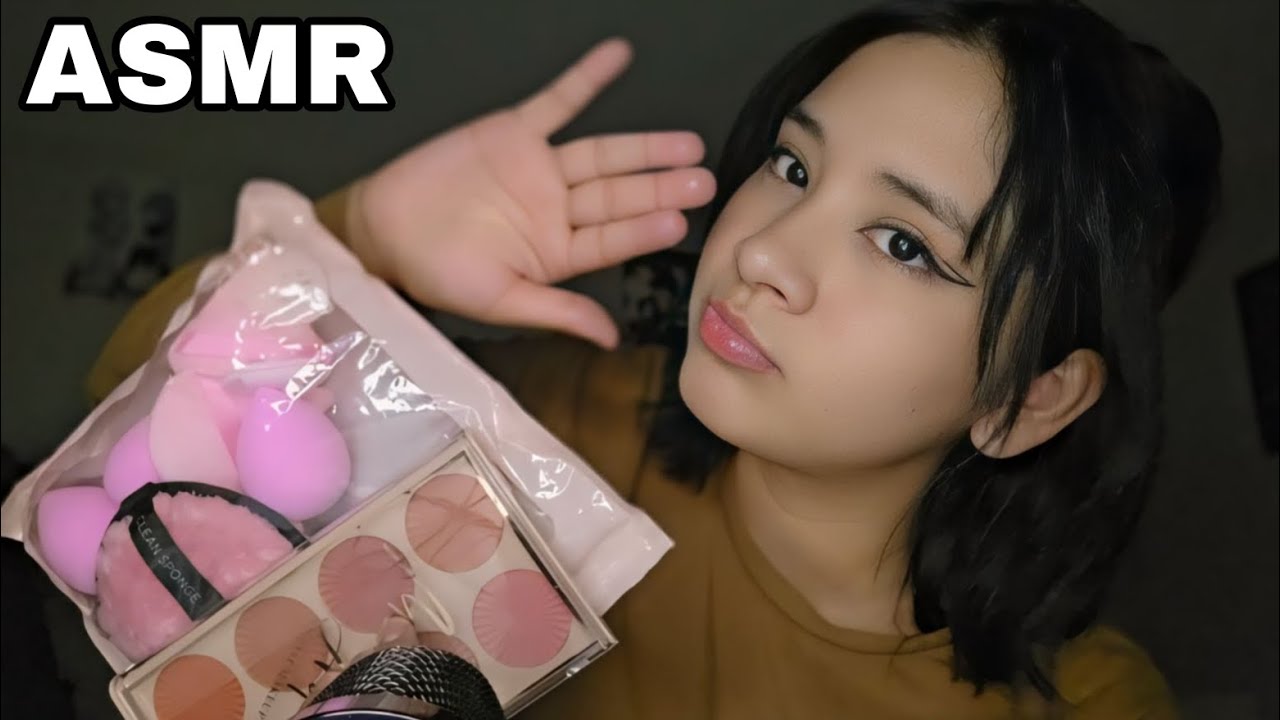 ASMR SPIN PAINTING te maquillo para dormir
