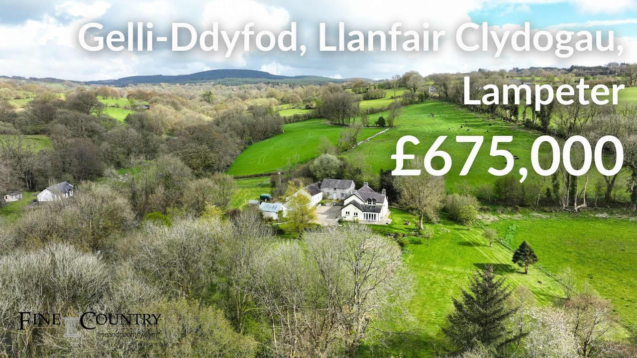 Exquisite Four/Five Bedroom Historic Smallholding with Annexe For Sale Llanfair - Fine and Country