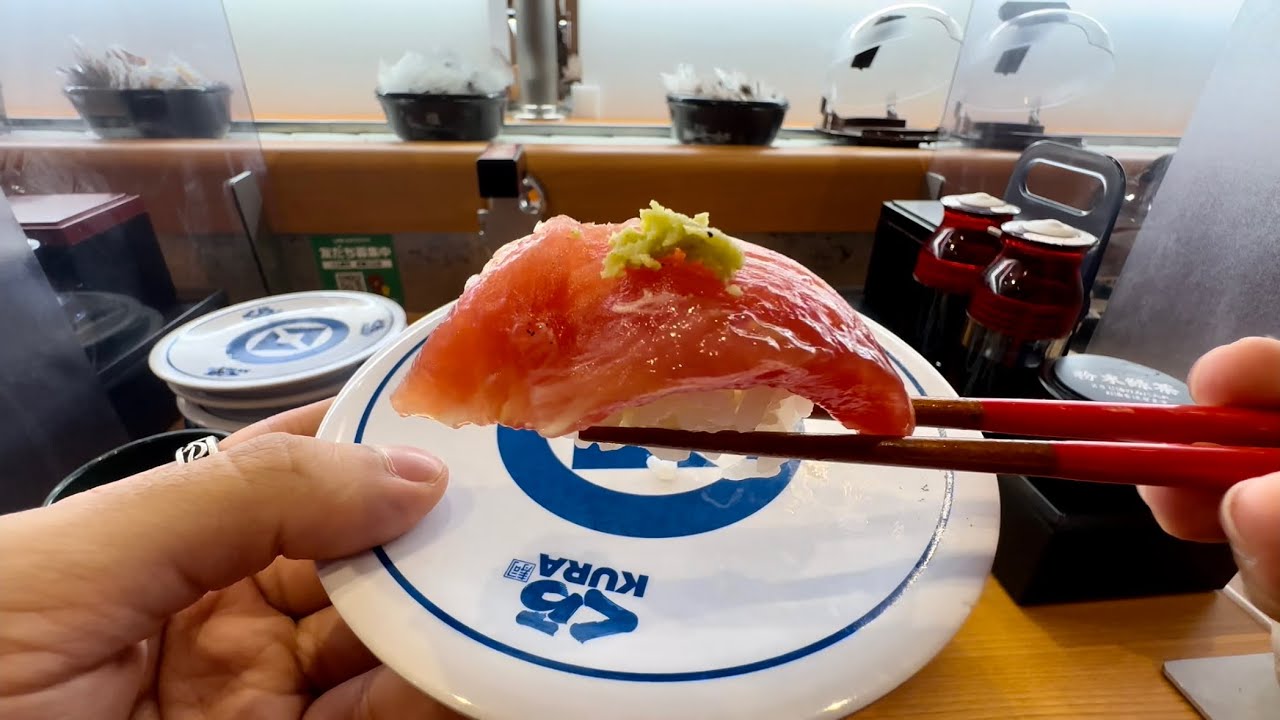 Cheapest Sushi Conveyor Belt Restaurant in Japan / Kura Sushi 🍣🥢