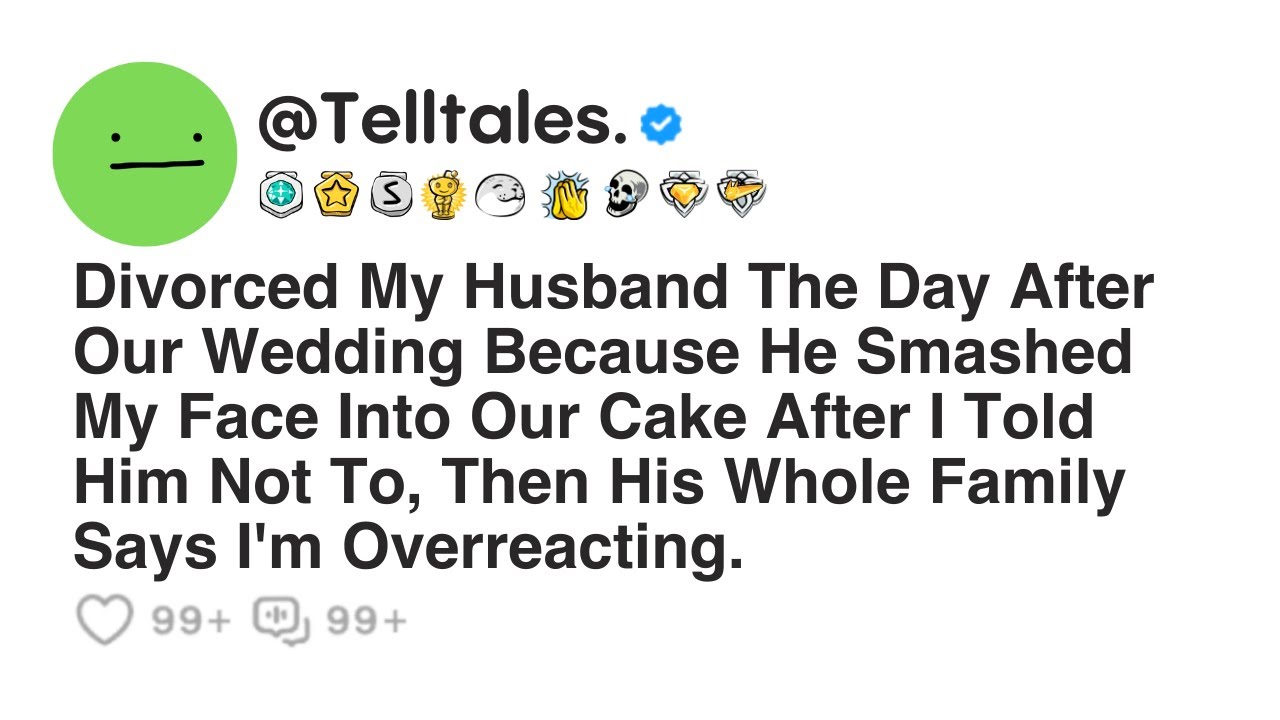 Divorced My Husband The Day After Our Wedding Because He Smashed My Face Into Our Cake After I Told.