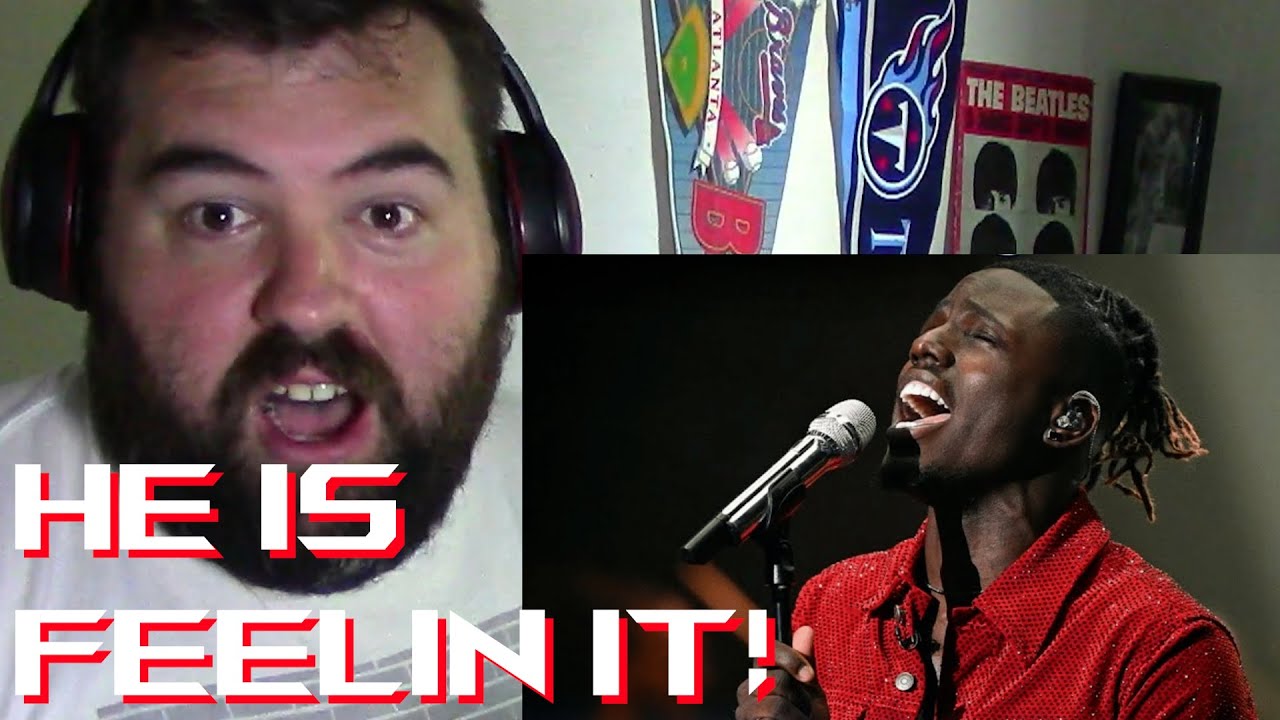 Singer reaction to Jamal Roberts on American Idol 2025 (I Believe)