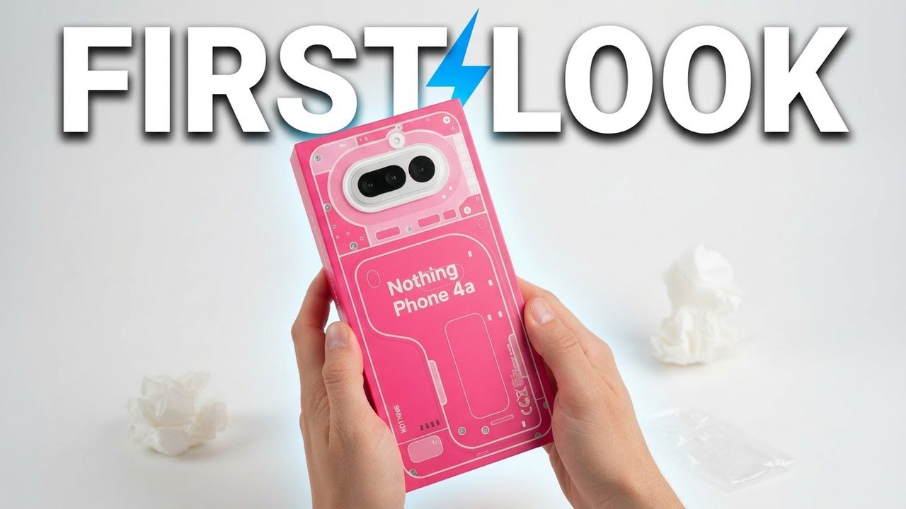⚡Nothing Phone (4a) Hands-On: Futuristic Design & Amazing Features!