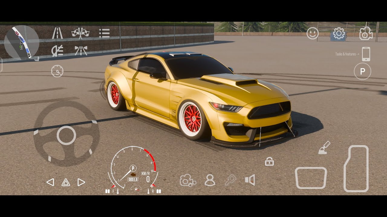 FORD MUSTANG GT - CARPARKING MULTIPLAYER 2 - ANDROID GAMEPLAY
