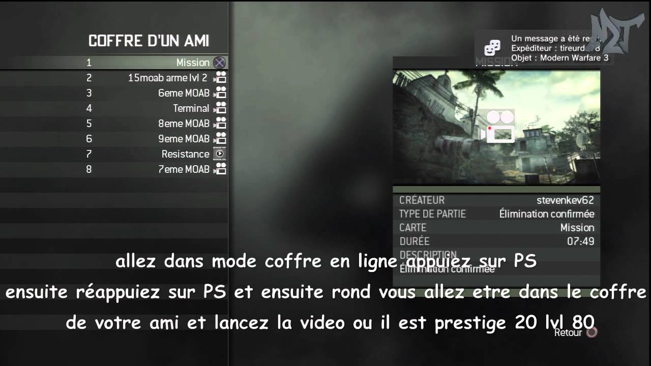 [MW3] Glitch prestige 20 lvl 80 (no hack,no mod,no lobby)