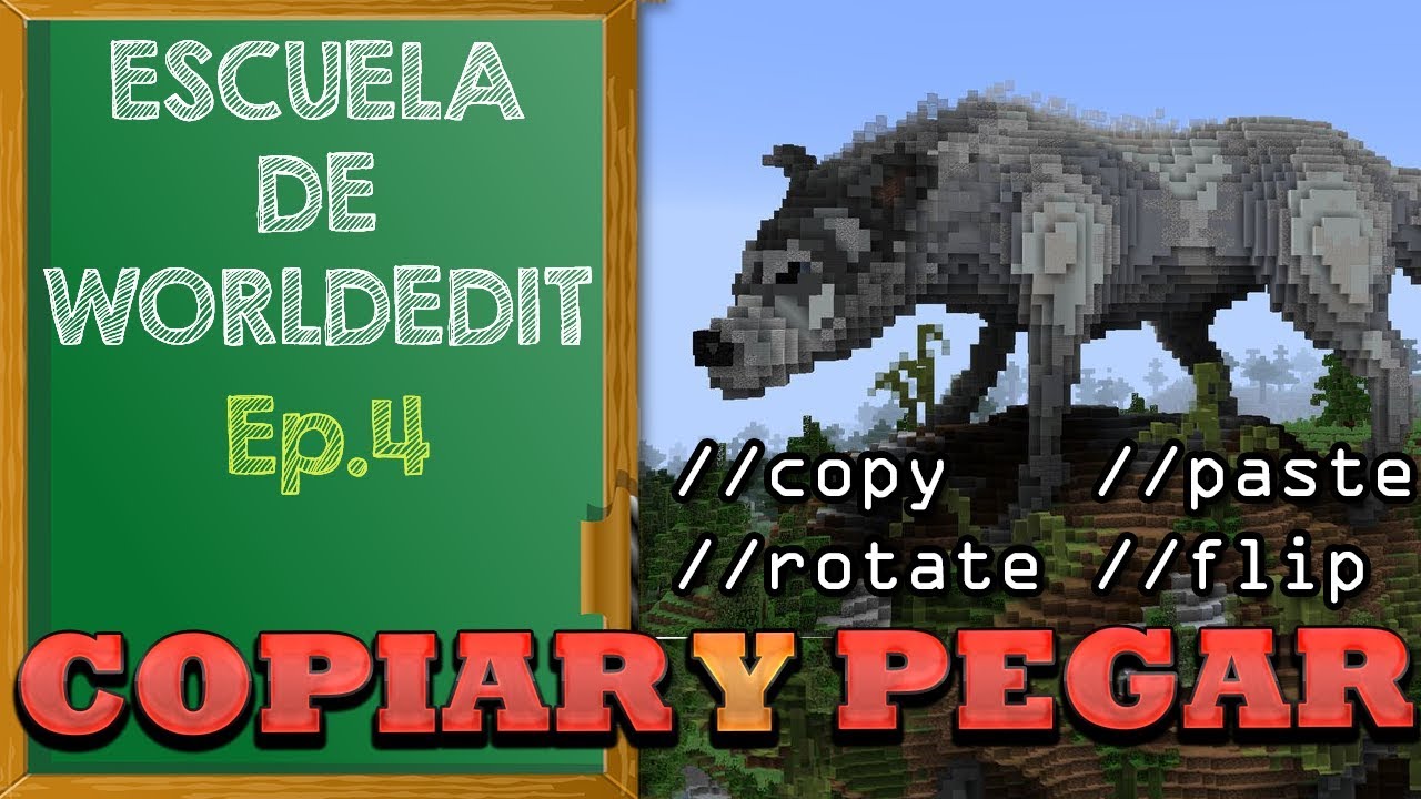 Escuela de WorldEdit 1.12 |  COPIAR, PEGAR, ROTAR construcciones! [Ep4]