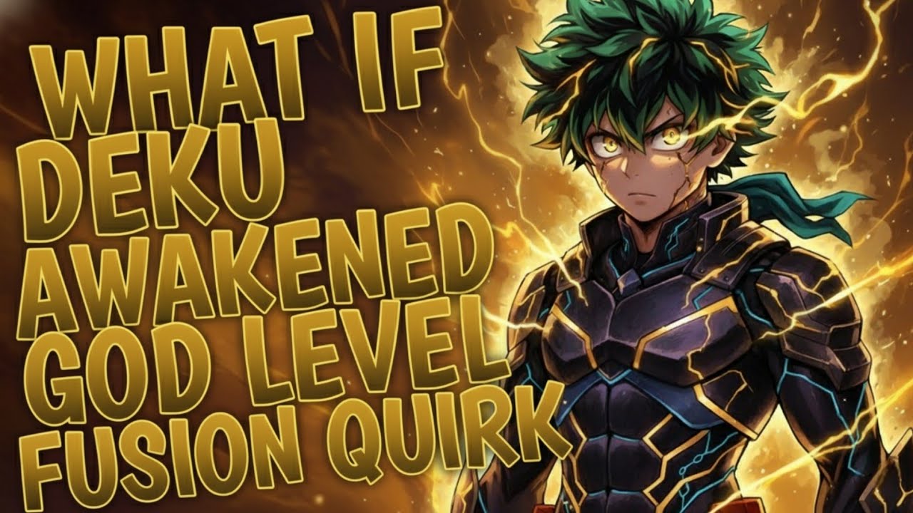 What if deku awakened god level fusion quirk ?
