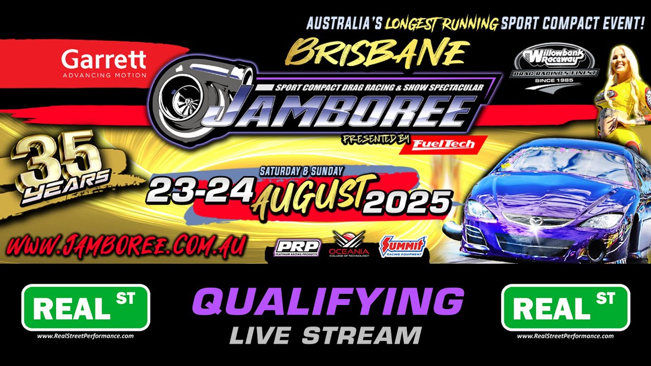 Garrett Brisbane Jamboree 2025 - Live Stream Presented by Real Street Performance - Qualifying