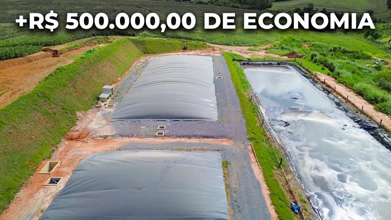 R$ 500 MIL DE ECONOMIA EM 6 MESES: O IMPACTO DO BIODIGESTOR NA FAZENDA QUERÊNCIA DO GUAÇU 🇧🇷