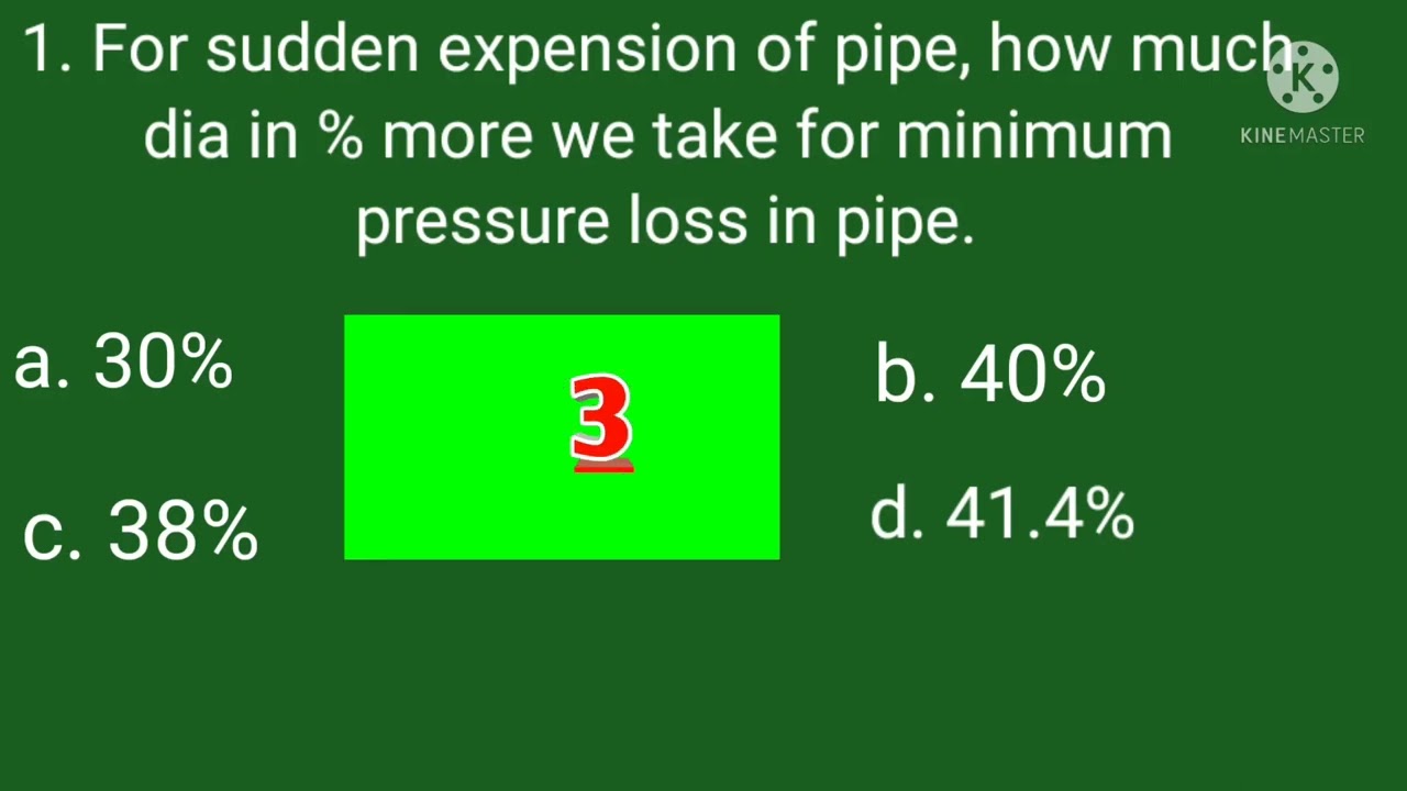 MCQ Related to flow in pipe.