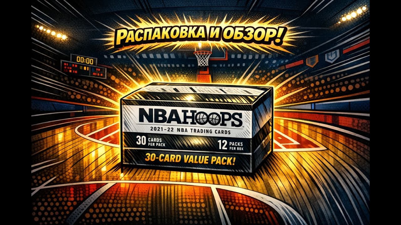 Распаковка и обзор на Panini NBA Hopps 2021-2022 | SLAM и автограф на базе!