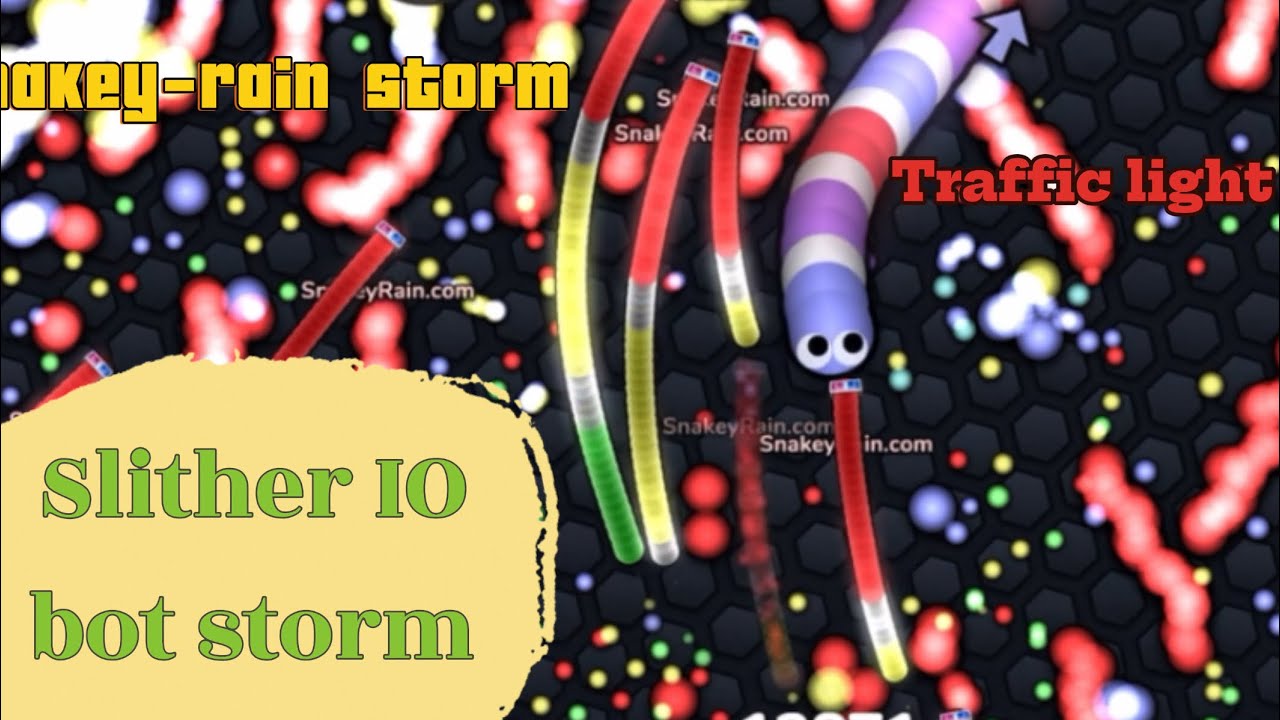 Snakey-Rain on Slither IO {2819} #slitherio