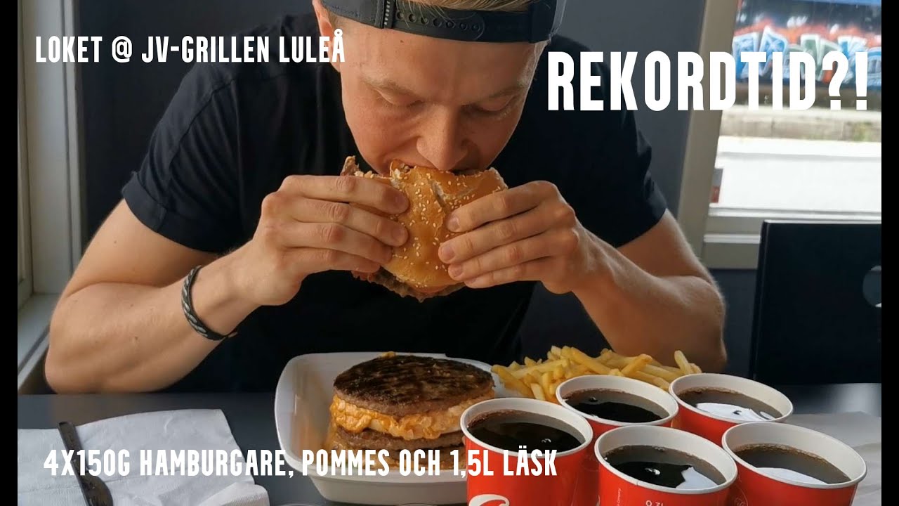 Äter Loket på JV-grillen i Luleå, Rekordtid?!