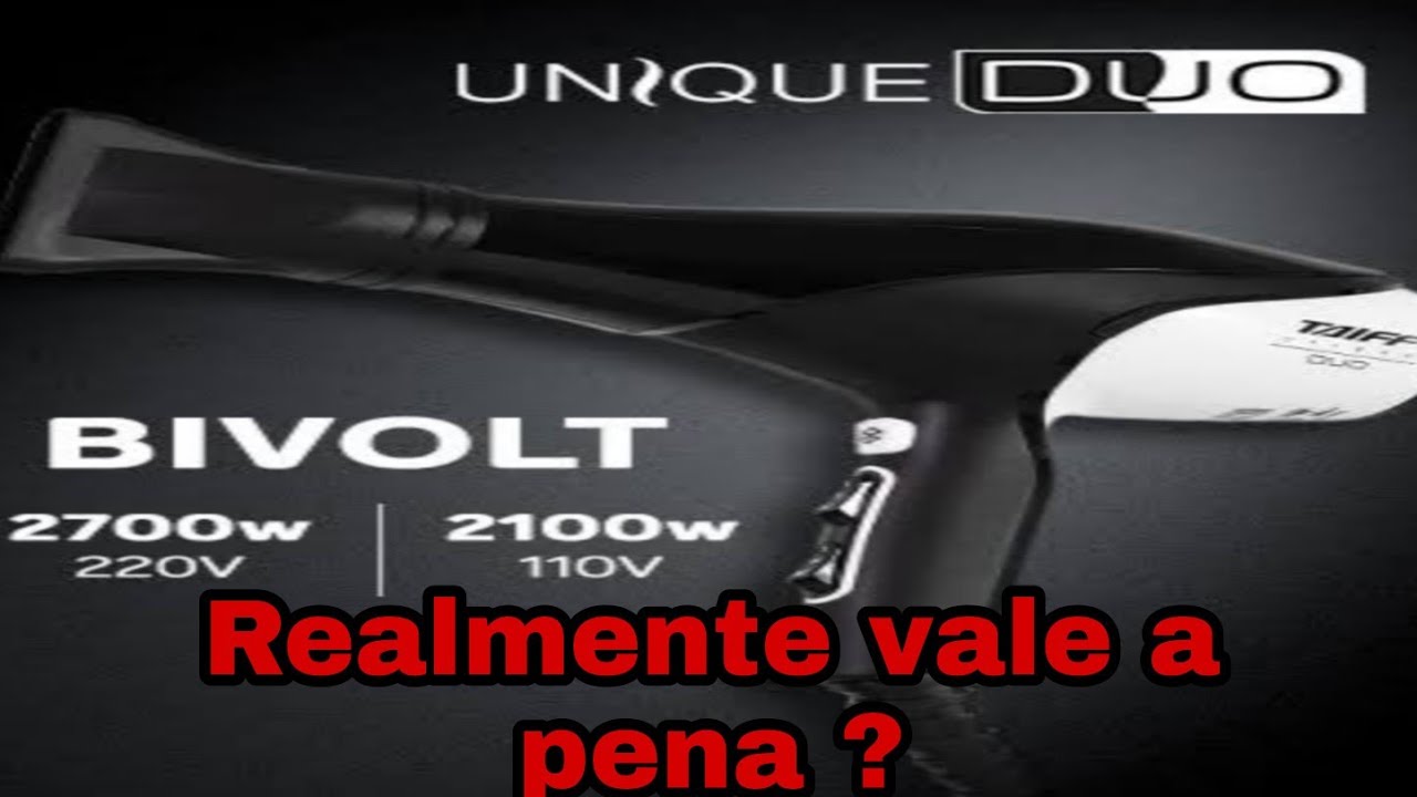 Lançamento Secador Taiff Unique Duo 2700 W - Contei tudo 👍