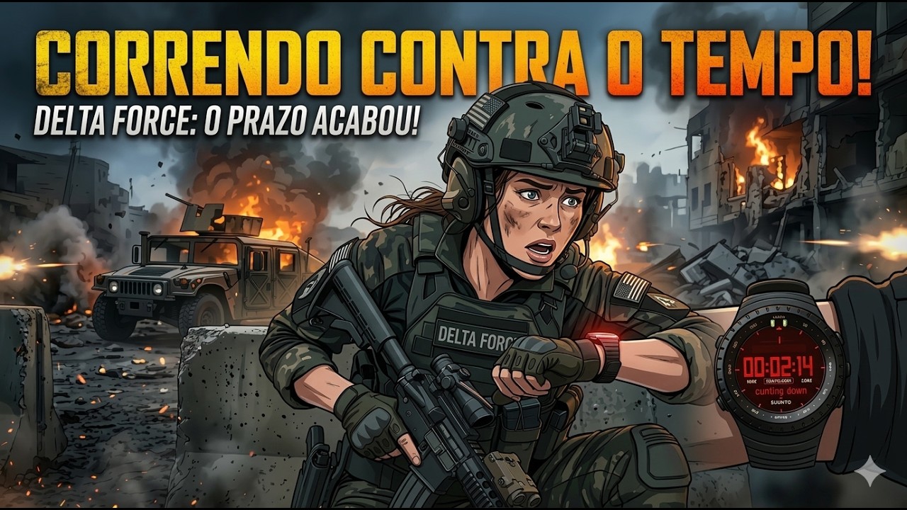 DELTA FORCE: AS VEZES O TEMPO É SEU PIOR INIMIGO! SÓ NÃO FOI PERFEITA A PARTIDA POR ESSE MOTIVO.