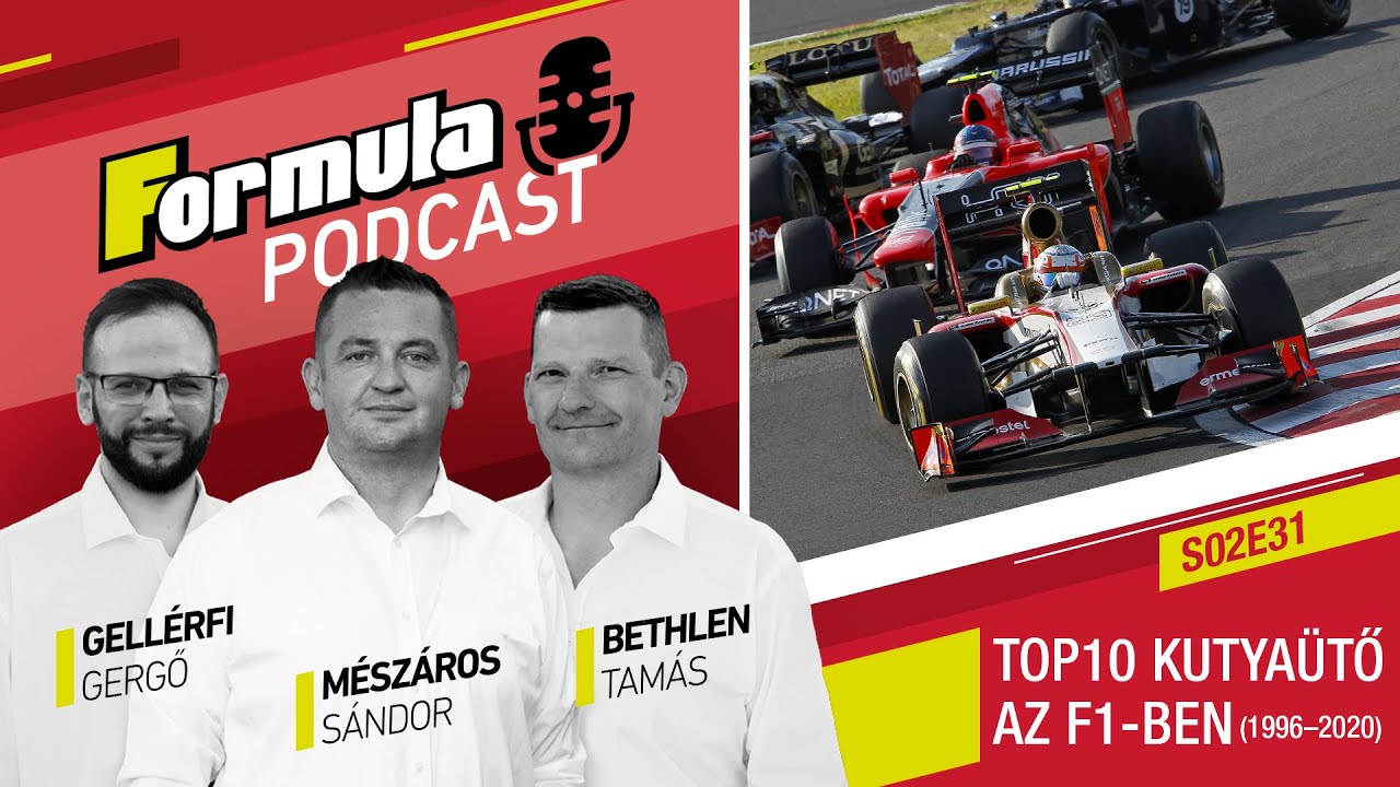 Podcast: Top 10 kutyaütő az F1-ben