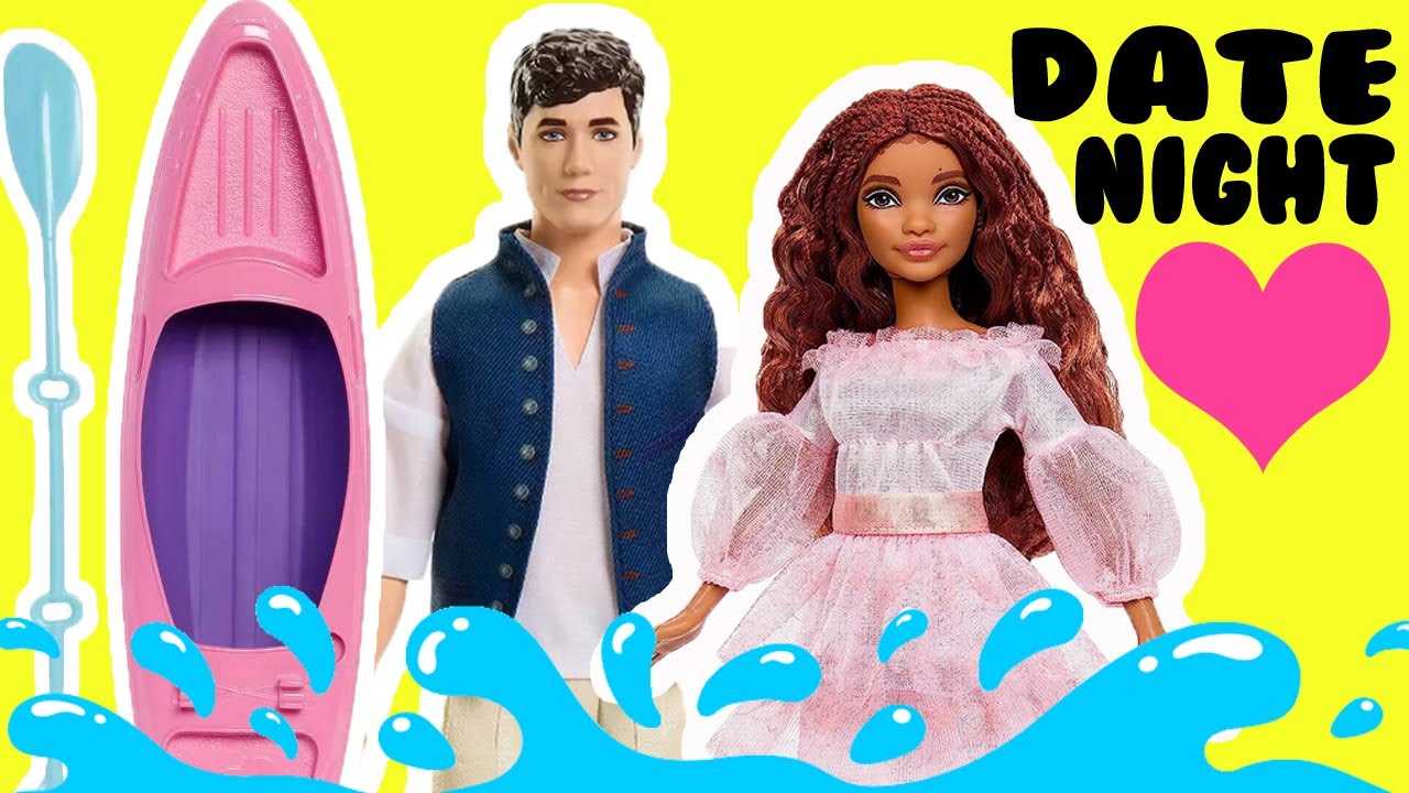The Little Mermaid Movie 2023 Ariel and Eric Date Night! DIY Nightlight Craft
