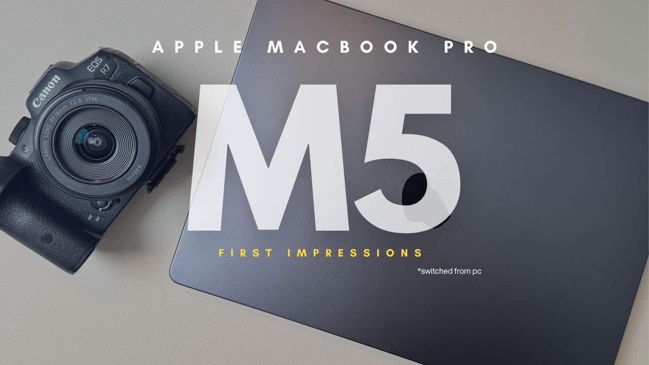 My First Week Switching From PC to the MacBook Pro M5 (Creative Workflow)