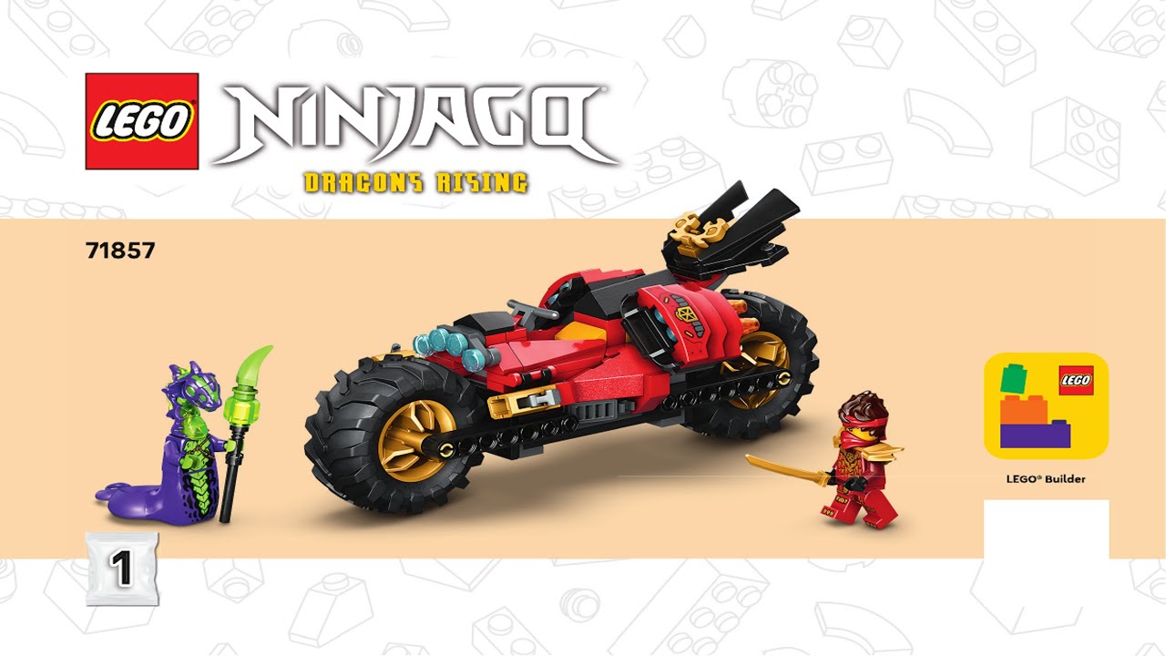 LEGO Instructions - Ninjago - 71857 - Ninja Vehicle Tree House Battle - Dragons Rising Sea… (Book 1)